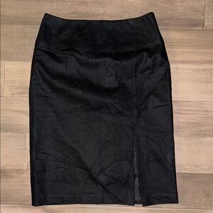 Banana Republic Wool Blend Side Slit Pencil Skirt